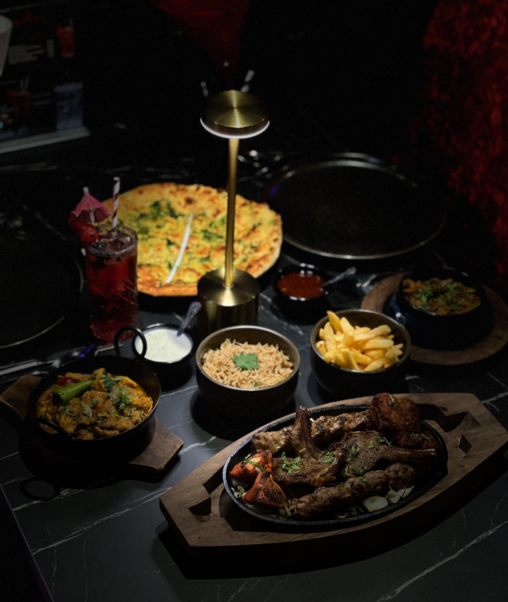 A spread of Ameen’s dishes to share