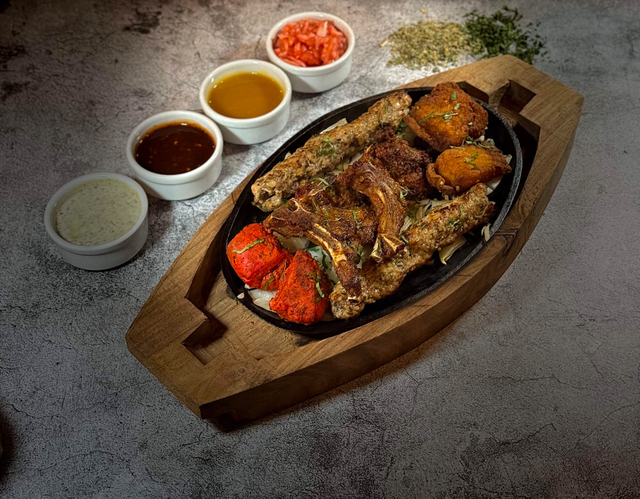 Ameen’s mixed starter sizzler